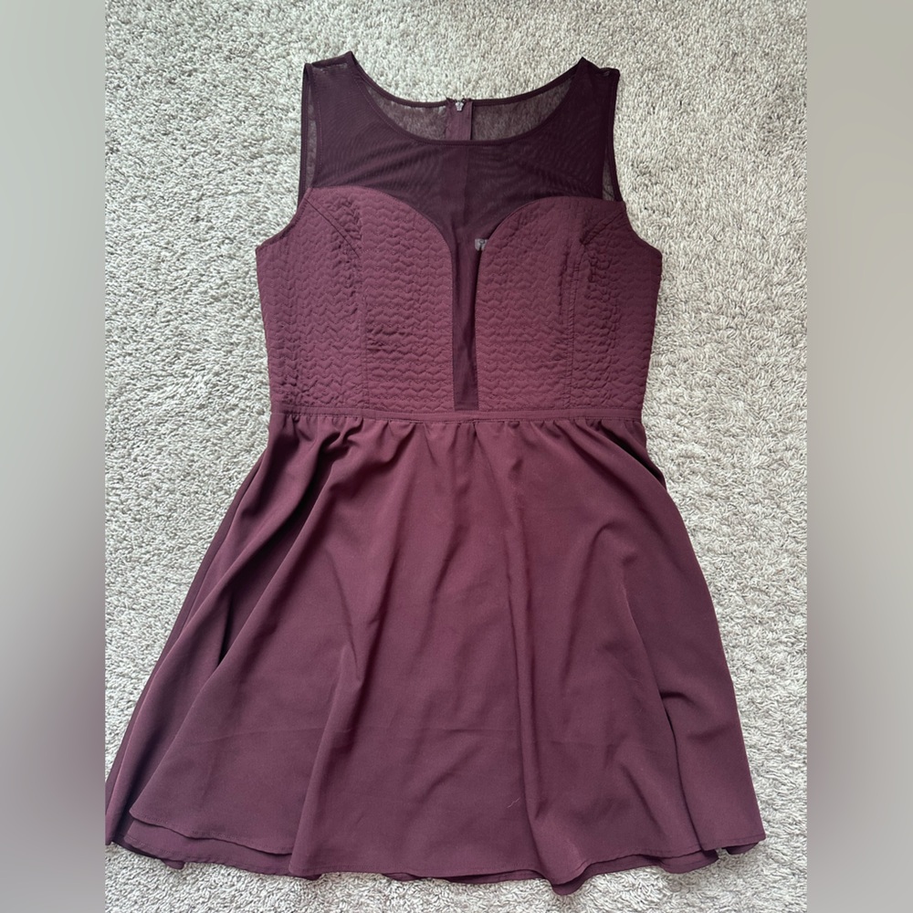 Maroon Dress
